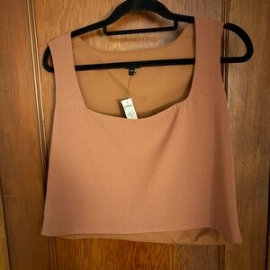 Express Women's Square Neck Cropped Tank Top